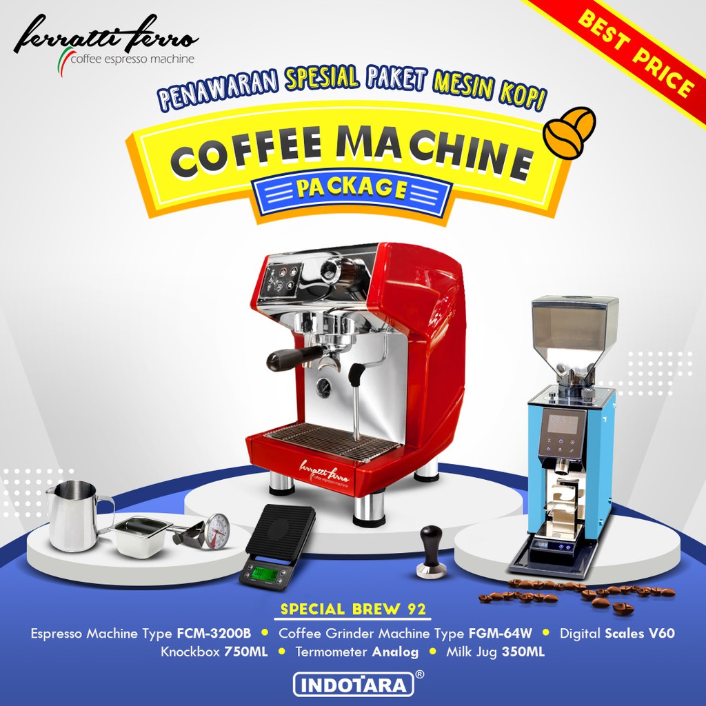 Paket mesin kopi Espresso Special Brew 91 - 92 - 93