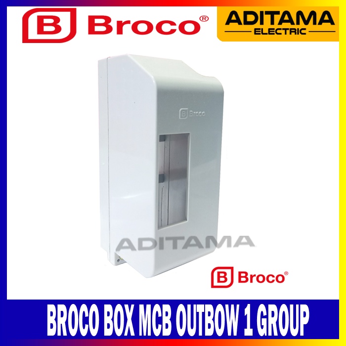 BROCO BOX MCB OUTBOW 1 GROUP/ RUMAH MCB 1 GROUP BROCO