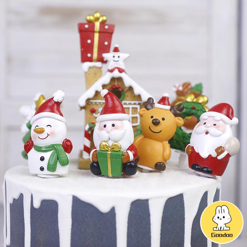 Dekorasi Kue Natal Cupcake Topper Hadiah Natal Hadiah Natal -Doo