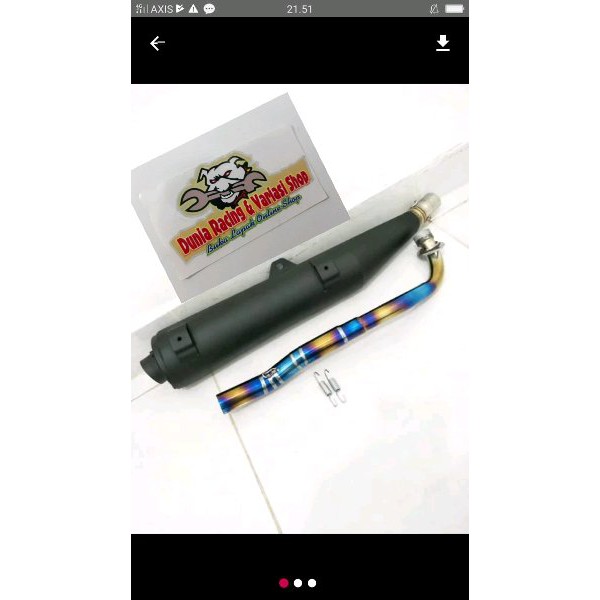 BRILIANT Knalpot Tsukigi Jupiter z - Vega zr - Jupiter burhan - Vega R - Jupiter z new Leher