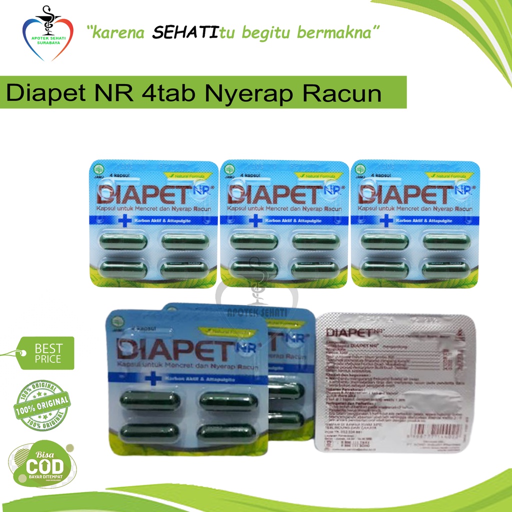 DIAPET NR PER STRIP ISI 4 NYERAP RACUN