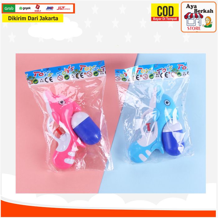 Pistol air Mainan Mandi Ikan Bergerak Dolphin Lumba Lumba Lumba-lumba Baby Bath Toys Anak Bayi