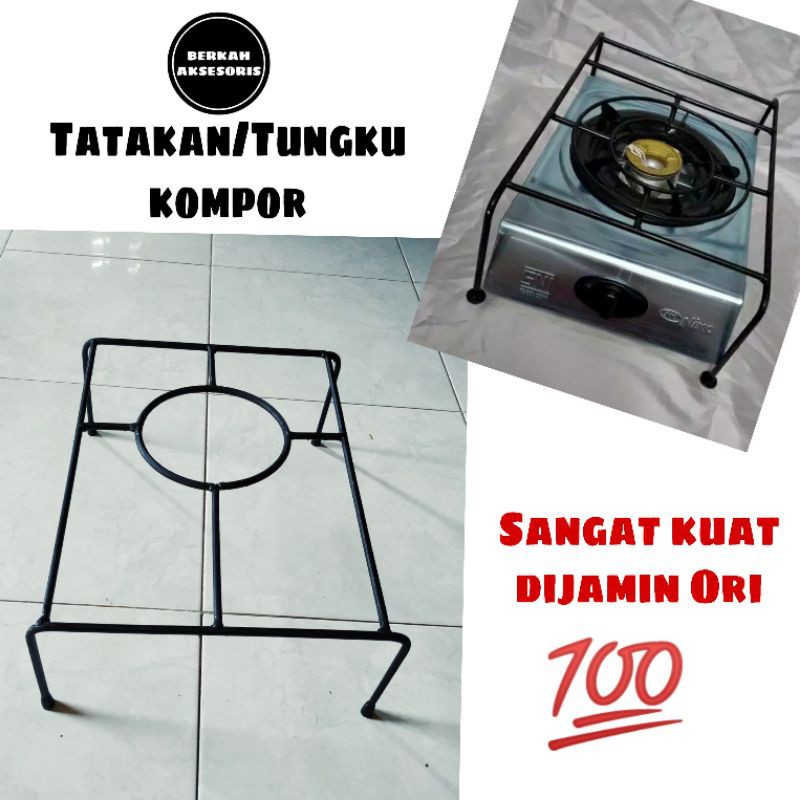 Rak Plat Behel Kaki Besi Dudukan Tangkringan  Tatakan Alas Panci Kukusan Oven Tangkringan