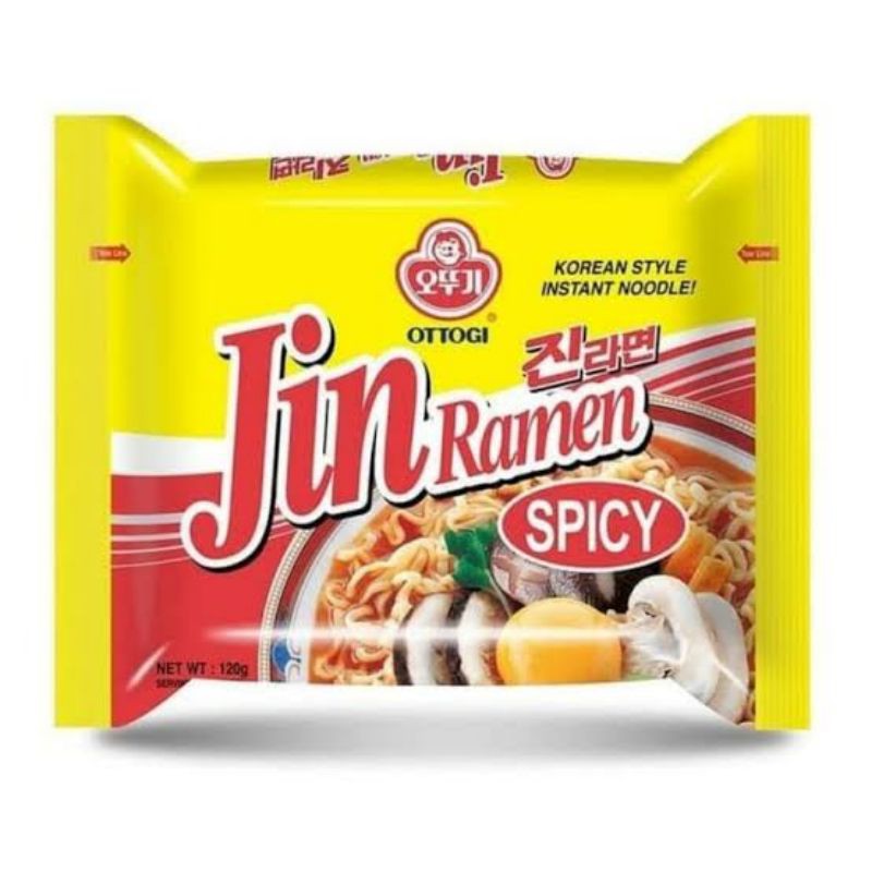 

OTTOGI Jin Ramen Spicy 120g / Mi Instan Rasa Pedas 120g [ORIGINAL KOREA 100%]