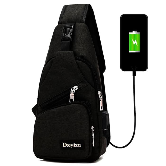 [USB PORT] Tas Slempang