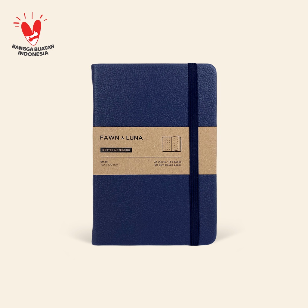 

Fawn & Luna - NAVY BLUE - Notebook Small A6 - Buku Jurnal/Agenda/Diary/Catatan