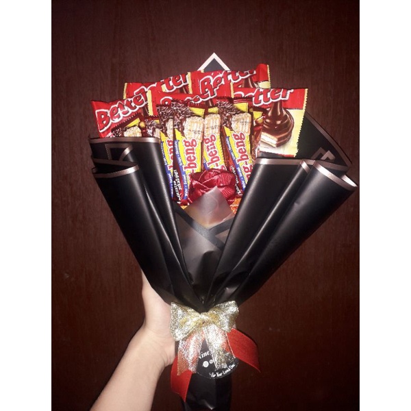 

Bouquet Jajan (Free 1 Bunga)