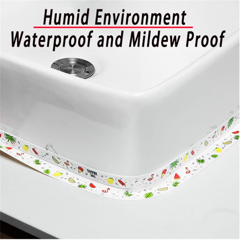 Wonder Sealing Strip Mushroom proof Dapur Waterproof Corner Line Stiker Perekat Diri Strip Tahan Air