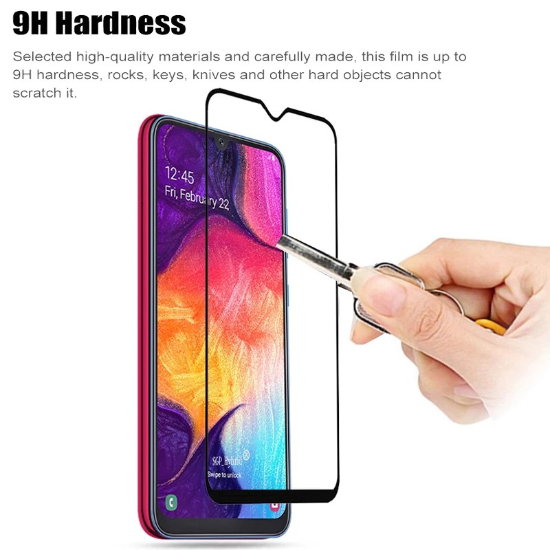 Tempered Glass Realme 3 - Realme 3 Pro 9D Full Cover - Tempered Full