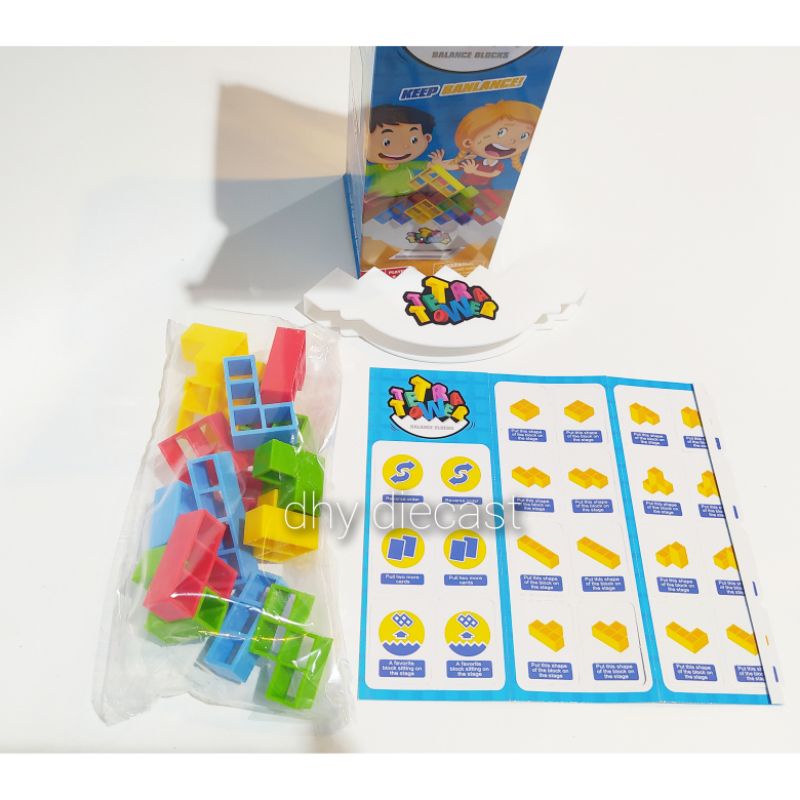 Mainan Tetris Tower/Tower Tetra/Tetra Tower Tetris/Mainan edukatif anak Tetris