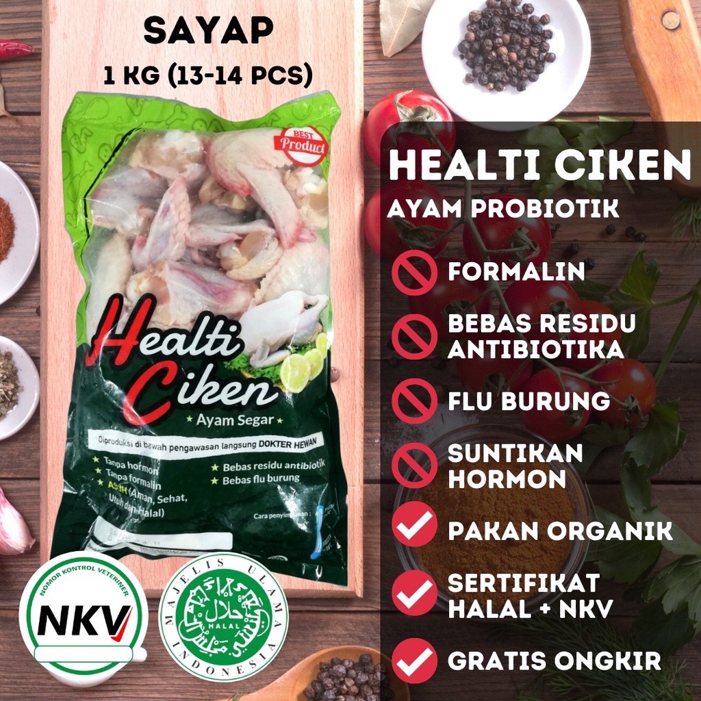 Jual Healti Ciken Healthy Chicken Daging Sayap Ayam Sehat Chicken Wings