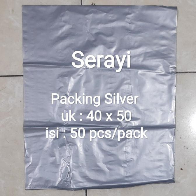 

BARU Plastik Packing Silver uk 40x50, Hd packing, Plastik bungkus paket