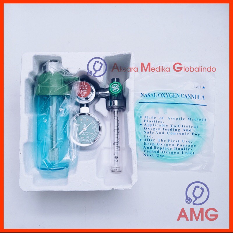 REGULATOR TABUNG OXYGEN ONEMED REGULATOR OKSIGEN TABUNG 02 #AMG