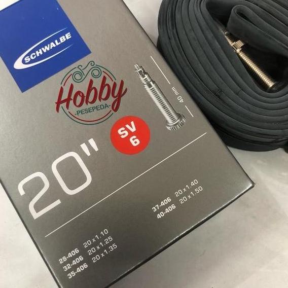 Ban Dalam Schwalbe 20inci 406 20x1.10-1.50 Ban Dalam Presta Pentil