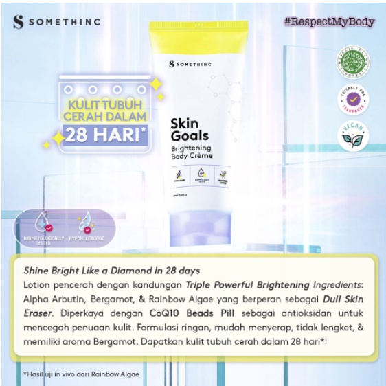 SOMETHINC SKIN GOALS Brightening Body Crème