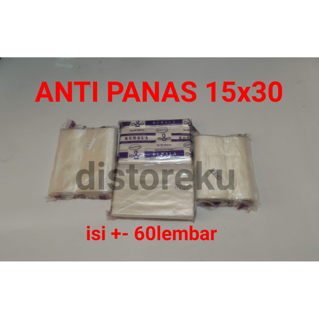 175Gr Plastik Anti Panas 15x30 HD PE ATP Tahan Panas 1 kg sekilo