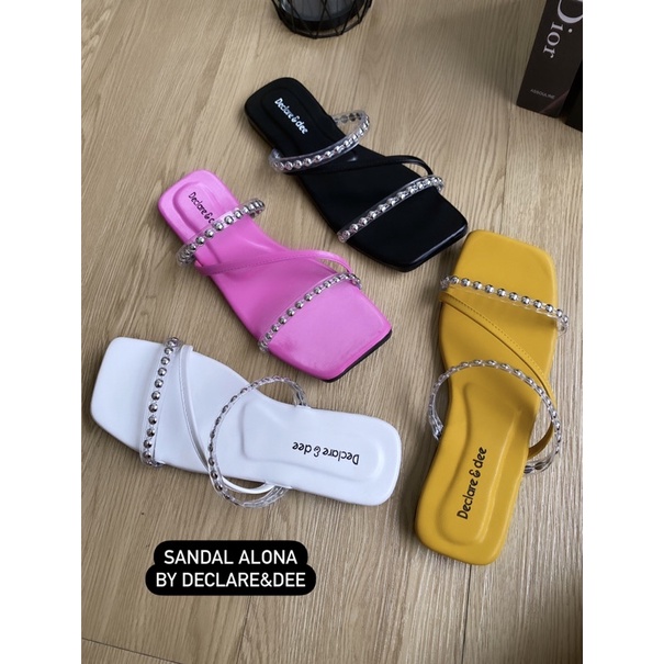 DECLARE&amp;DEE SANDAL FLAT CEWEK MEWAH ALONA