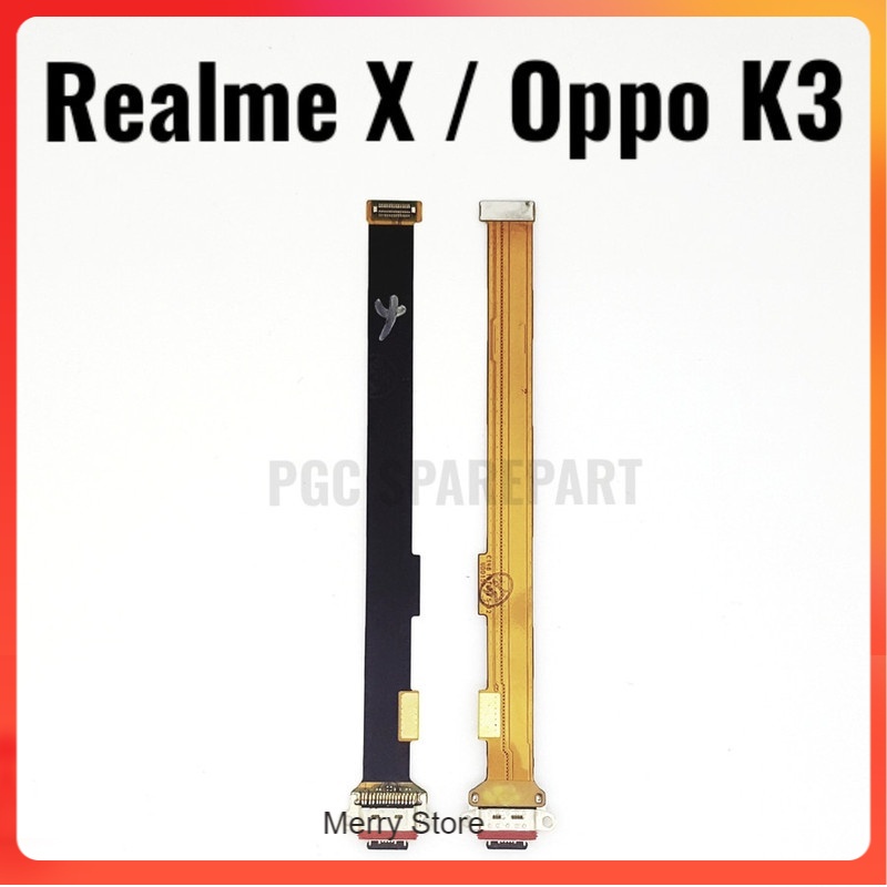 Fleksibel Fleksibel Flexibel Flexible Papan PCB Con Cas Con TC Konektor Charger Realme X - Oppo K3