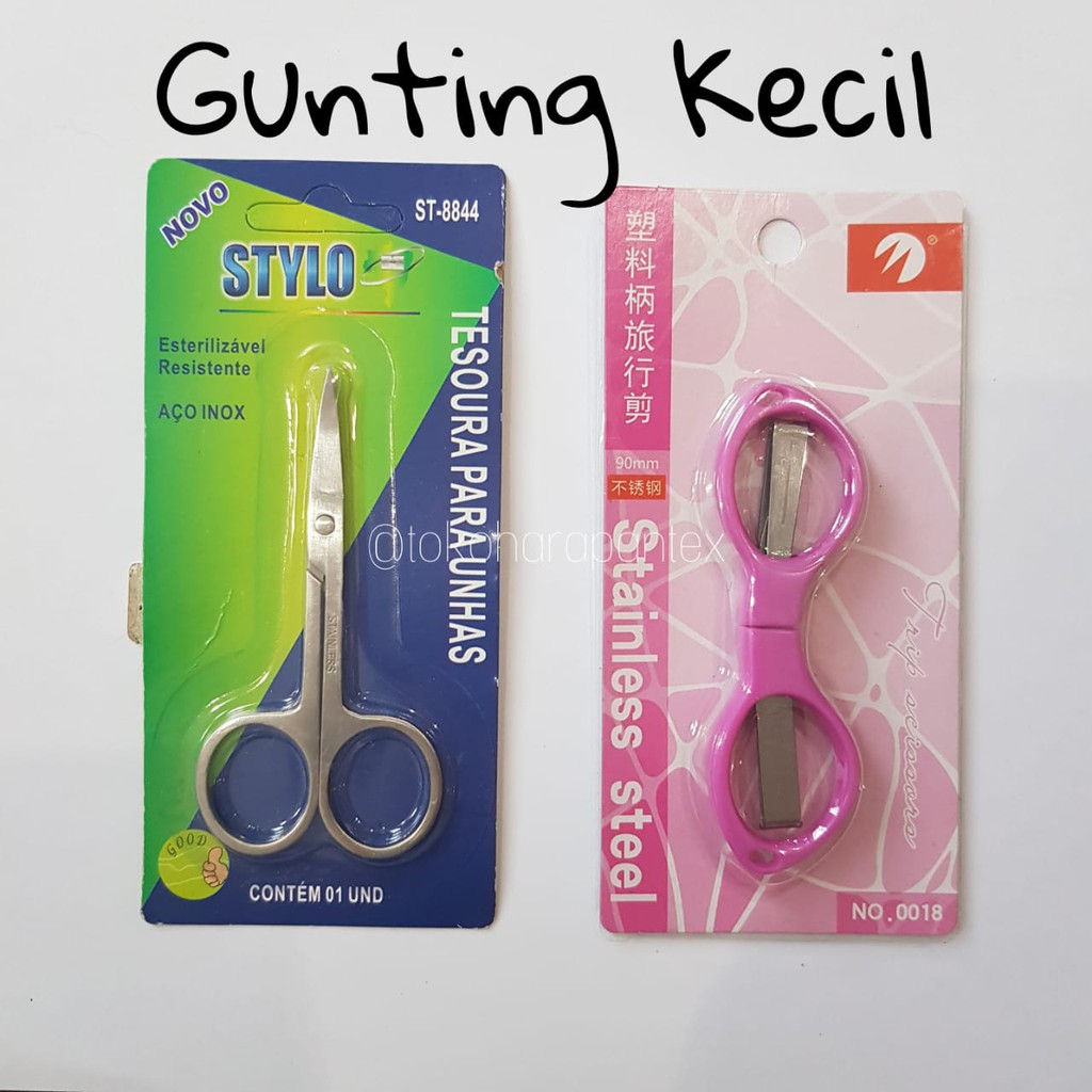 

Gunting Kecil / Gunting Lipat / Gunting Handcarry bahan stainless