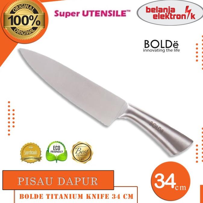 Jual Pisau Masak Bolde Super Knives Titanium Cooking Knife Cm Shopee Indonesia