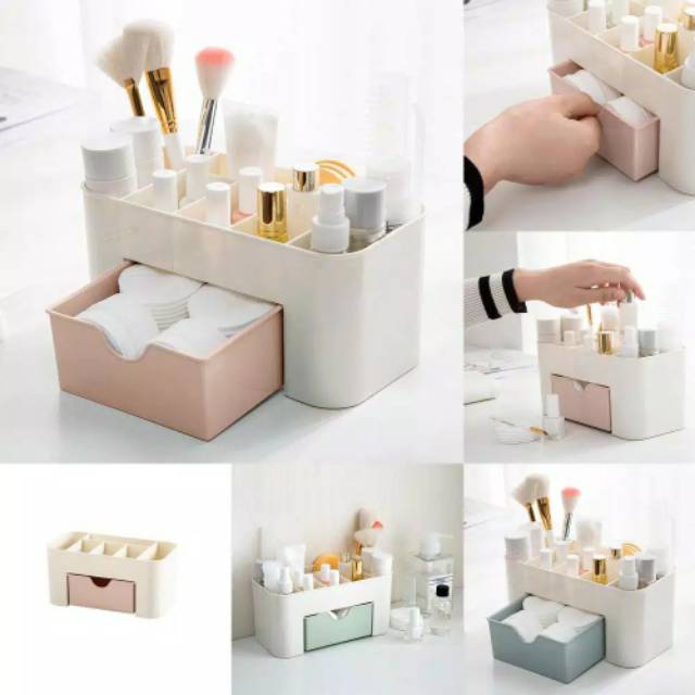 JOS010 Rak Mini Kosmetik Kotak Serbaguna Storage Alat Make Up Keranjang Box Organizer