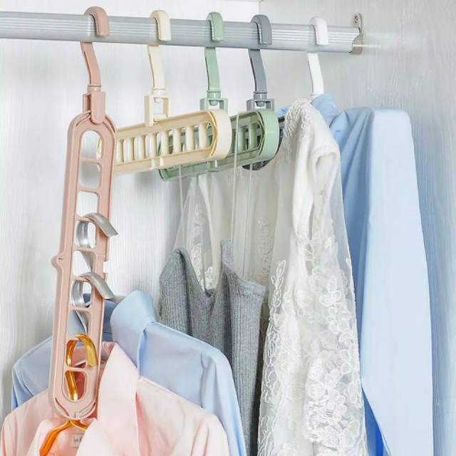 HANGER BAJU AJAIB GANTUNGAN BAJU ORGANIZER MAGIC HANGER INSTANT JEMURAN LAUNDRY DRY CLEANING |4001