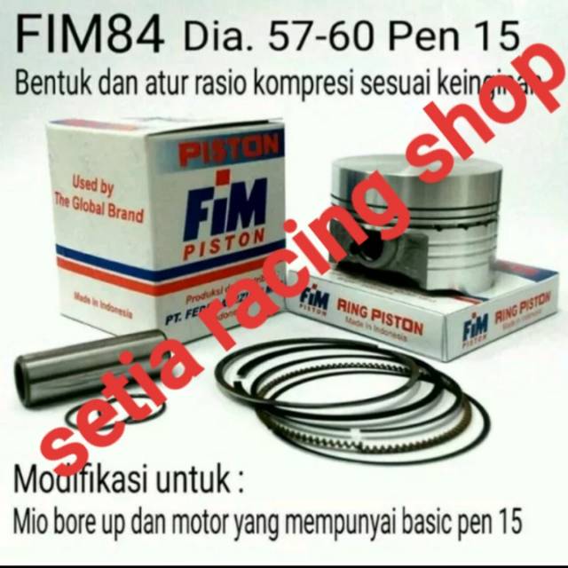 Piston FIM ukuran 60 pen 15