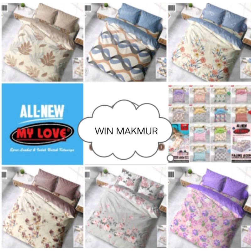 bedcover my love / bedcover 180X200 / bedcover bagus / bedcover murah / bedcover