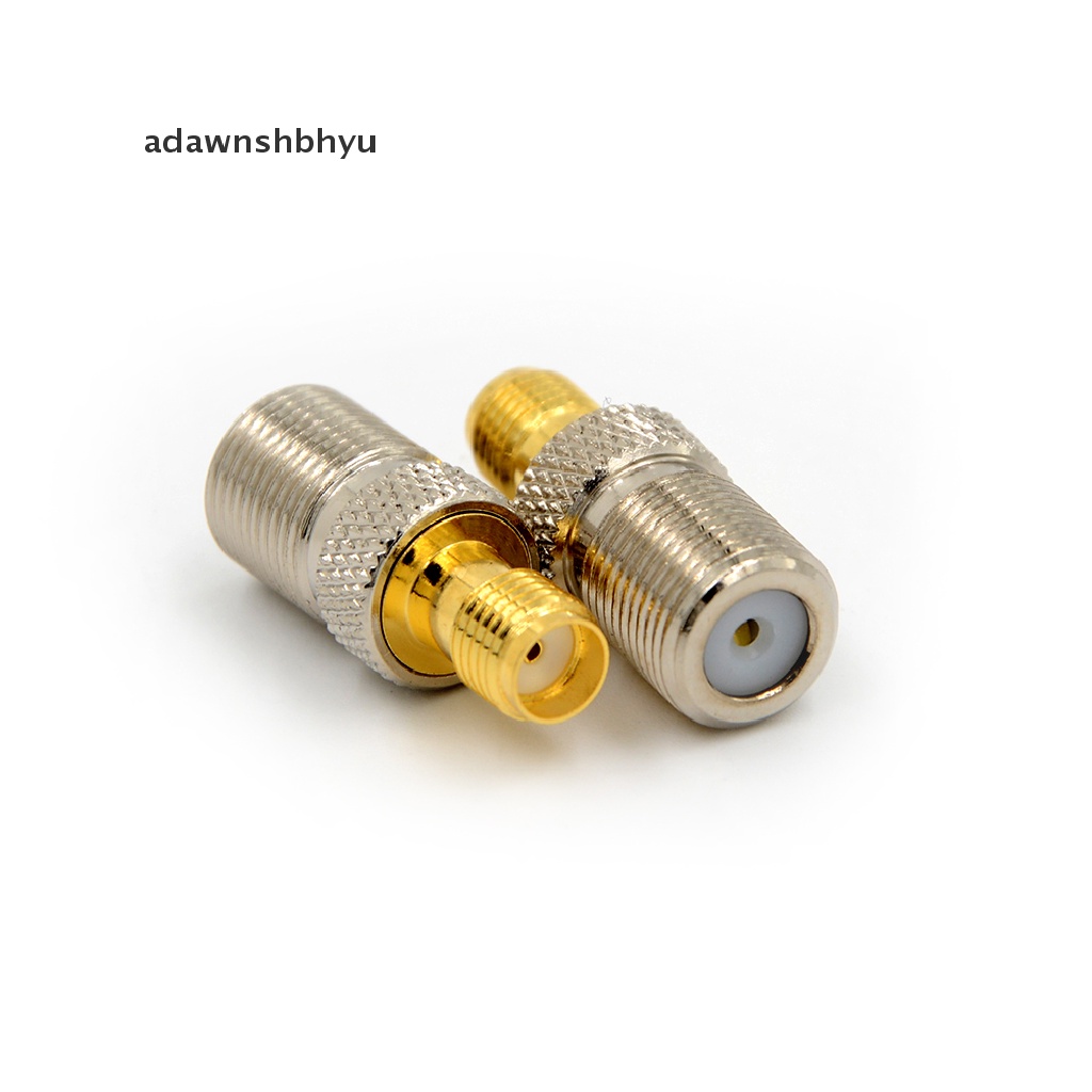 Adawnshbhyu F Female Jack to SMA Female Jack Konektor Adaptor RF Coax Coaxial Lurus