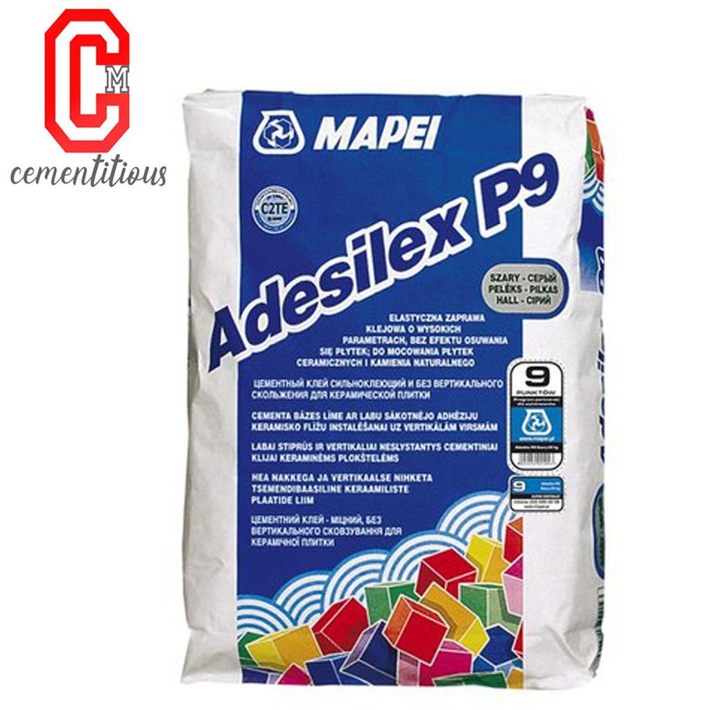 

Cementitious - Mapei Adesilex P9 - 006