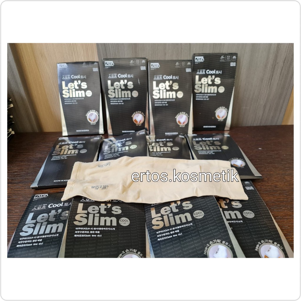 LETS SLIM SARUNG TANGAN MANSET PELINDUNG MATAHARI ANTI UV ANTI PANAS