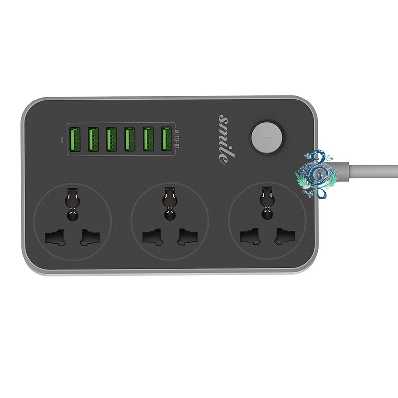 Multi Charger 6 PORT USB + 3 Power Socket SCU02