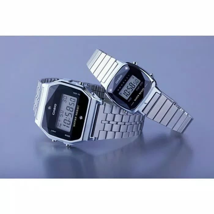 Limited Jam Tangan Casio Original Couple A159WAD&LA-670WAD-1 ORIGINAL CASIO Terkini