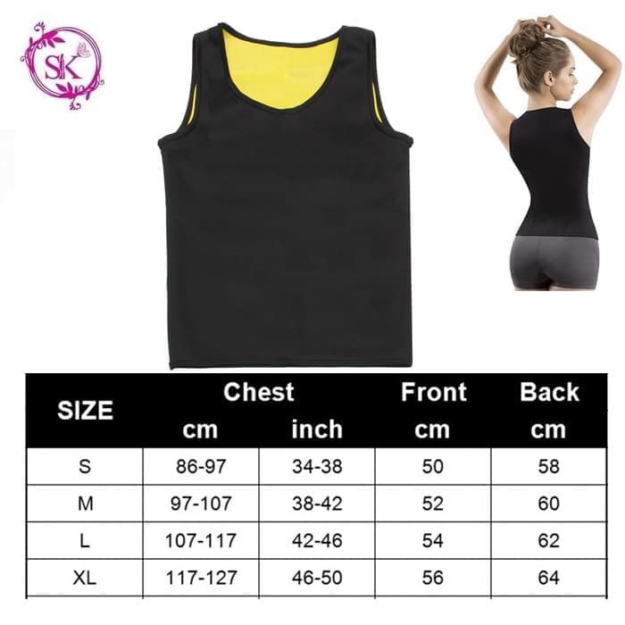 KINDSTORE❤ | BAJU PEMBAKAR LEMAK CAMI HOT SHAPER