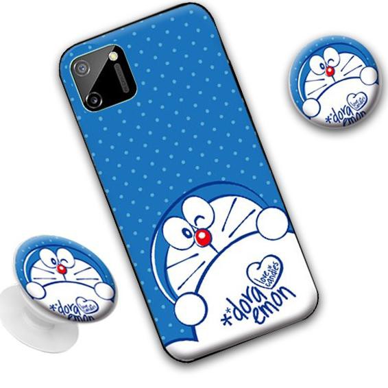 3D Case Realme Narzo 20 C11 C12 C15 Softcase Karakter Bunny Doraemon Keroppi GRATIS POPSOCKET