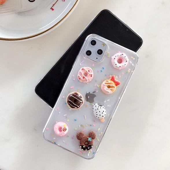 Paling Diminati.. Donut 3D Case iPhone Oppo Vivo Xiaomi Samsung Huawei Realme A51 A71 A31 S1 Z1 pro
