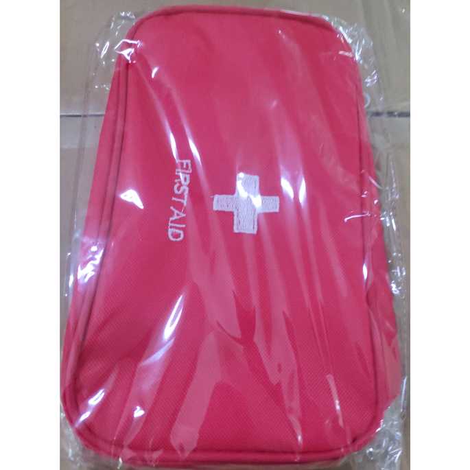 Tas Perlengkapan Obat P3K First Aid Kit / Tas Obat Obatan P3K Medis Travel Traveling Camping Outdoor Pmr Bidan Dokter Pmi Lengkap Mini Kecil Alat Medis Kit Kosong / P3k Mini Kotak Box Lengkap Murah Original