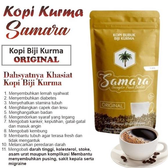 

Kopi Kurma Samara Original 1 KG / Kopi Biji Kurma Samara New Cover 1KG -Diskon Besar