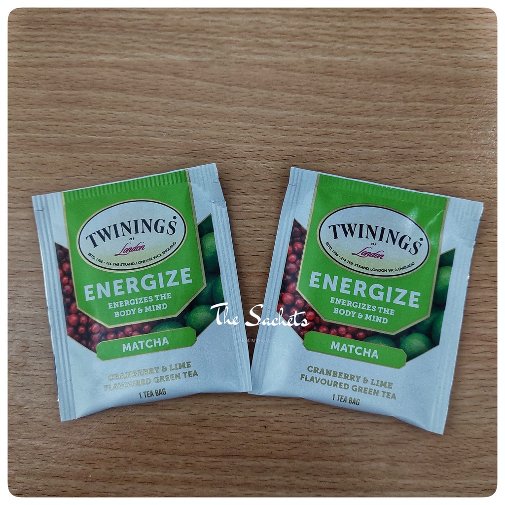 

Twinings Energize Matcha Herbal Tea Sachet