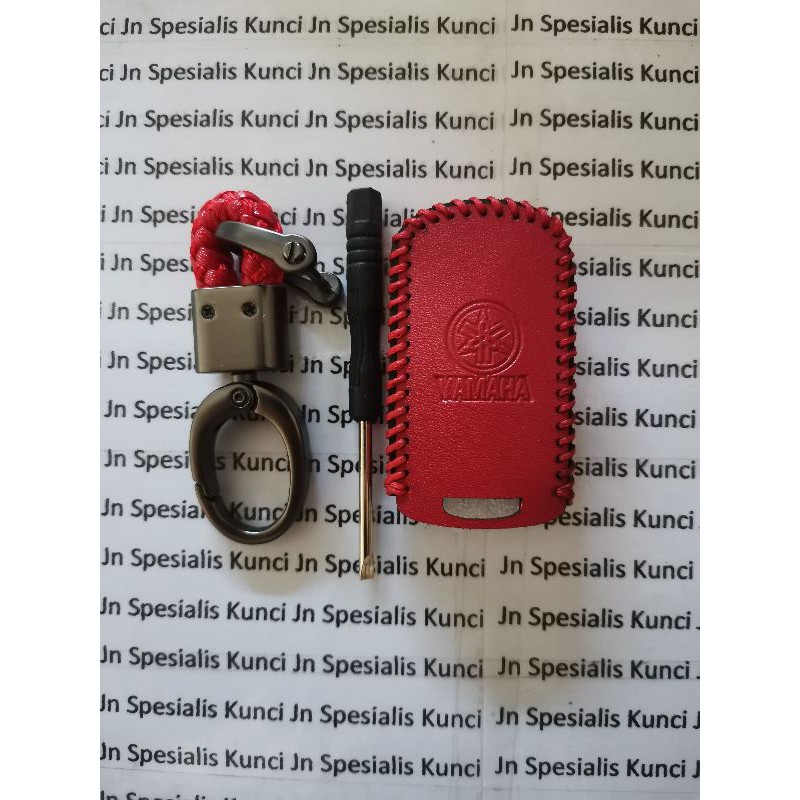 leather key case keychain sarung kulit import remote yamaha x max, Lexi, free goo