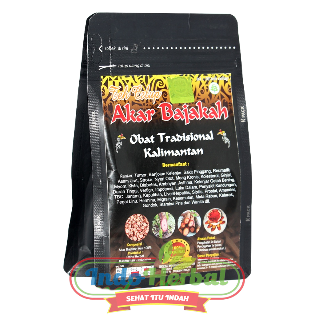 Obat Tradisional Kalimantan Original | Teh Celup AKAR BAJAKAH isi 10 pcs