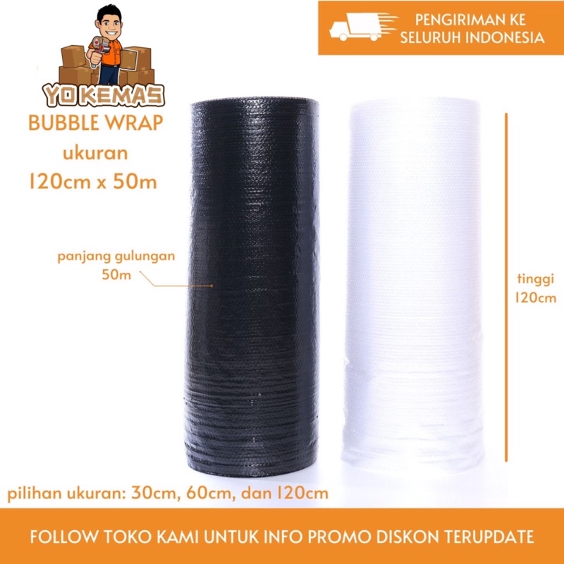 

Bubble Wrap Bening (120cm x 50m)