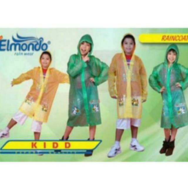 Raincoat Kidd Anak SD - Ponco Anak SD elmondo - Jas hujan Anak Murah