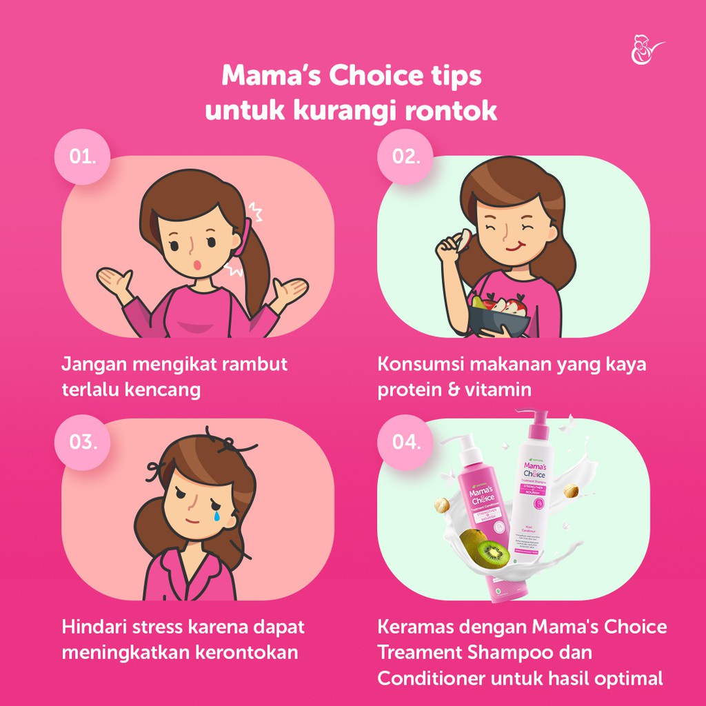 Mama's Choice Strengthening Hair Serum - Serum Rambut Anti Rontok By Lidyamomnbaby