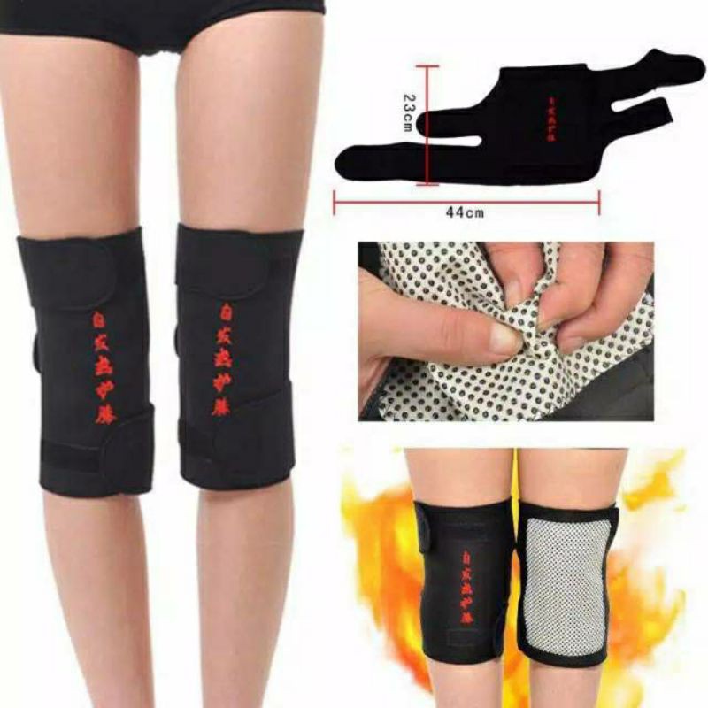 SABUK KORSET DEKER TERAPI LUTUT MAGNETIC KNEE PADS THERAPY SELF HEATING DEKKER LUTUT KESEHATAN