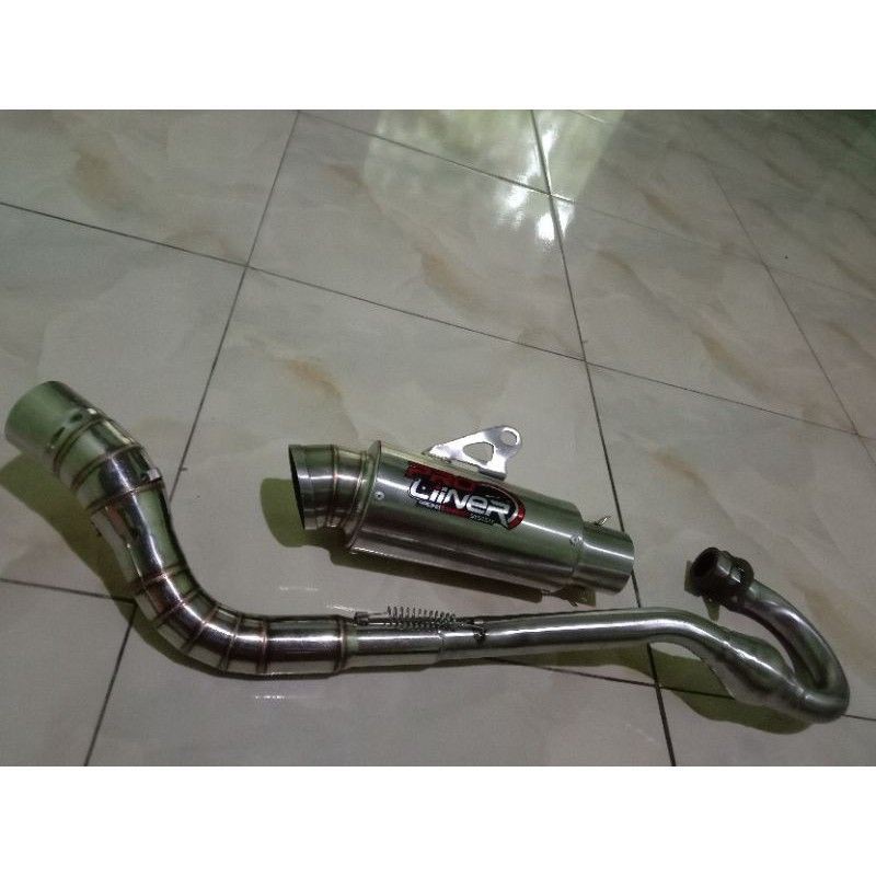 knalpot racing proliner kolong atas KLX crf