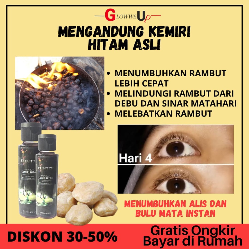 KUNTZE MINYAK KEMIRI HITAM ORIGINAL BPOM 100ML - MINYAK KEMIRI KUNTZE