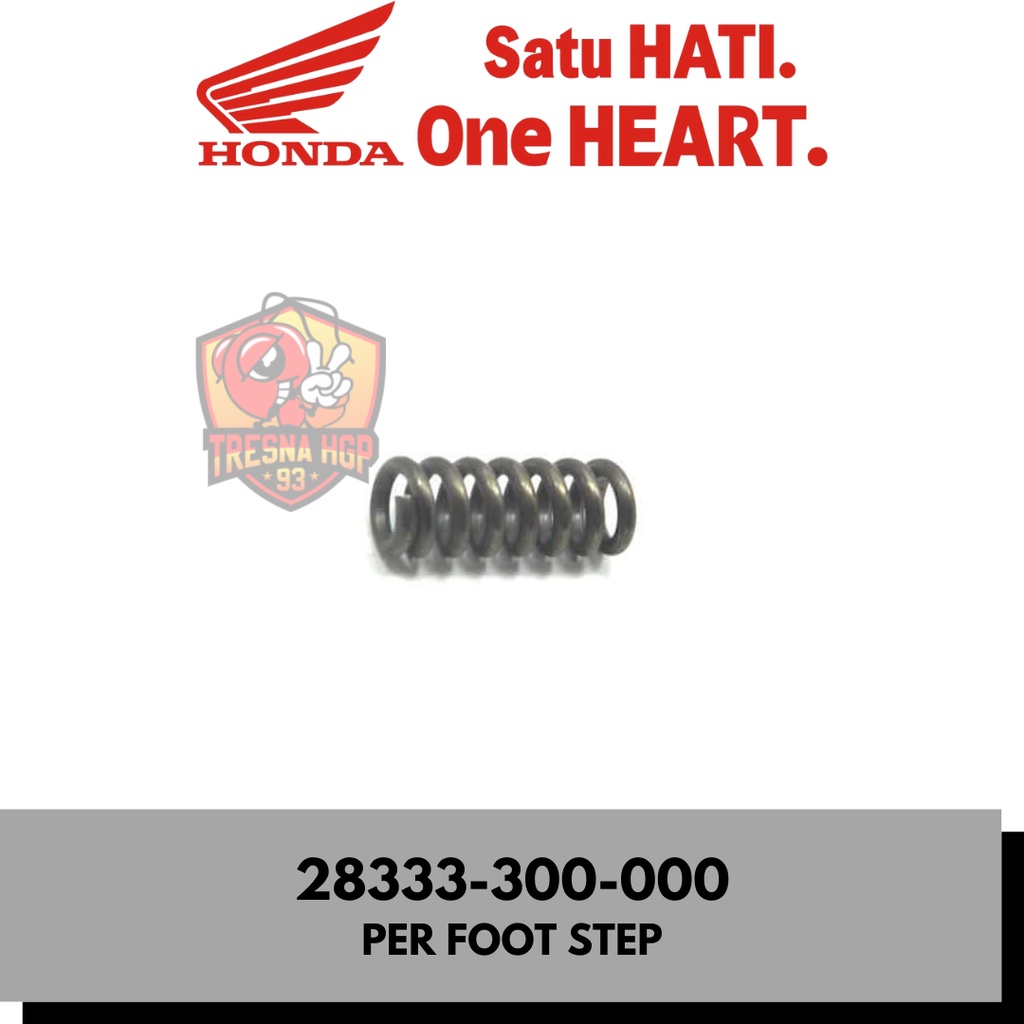28333-300-000 PER FOOT STEP BEAT NEW K1A SCOOPY ESP & GENIO ORIGINAL 28333300000
