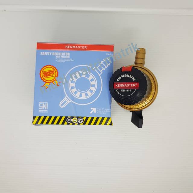 Kepala kompor gas / regulator gas kenmaster high preasure putar / kepala gas HP