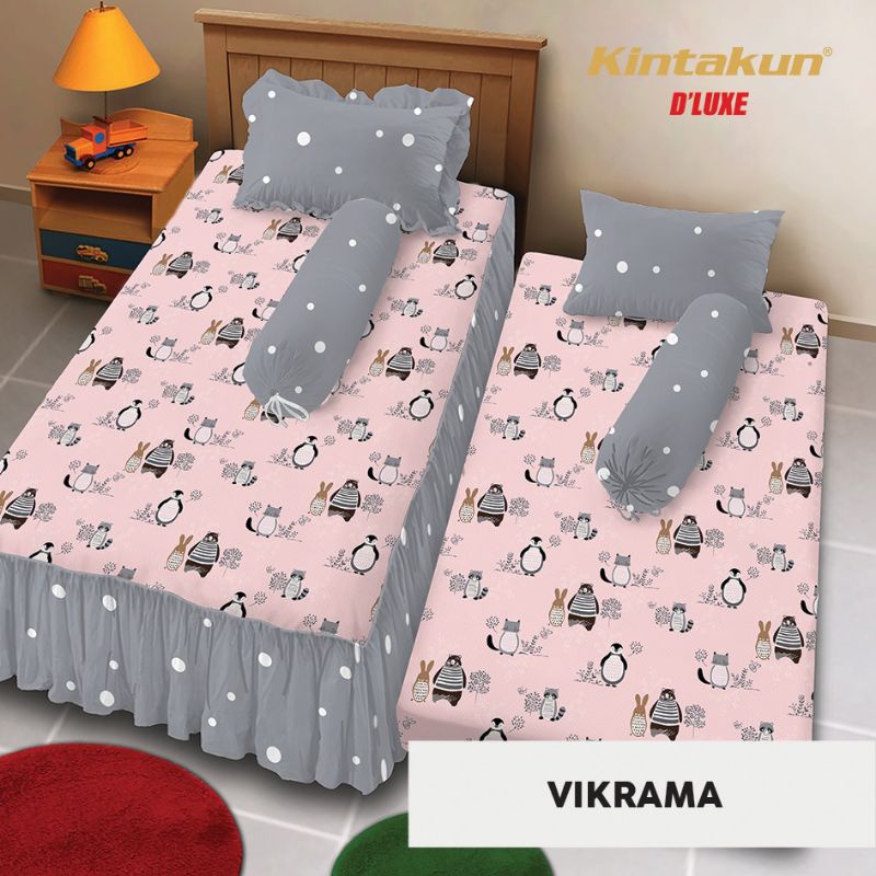 PROMO SPREI KINTAKUN DELUXE DUO SORONG 2 IN 1 100X200